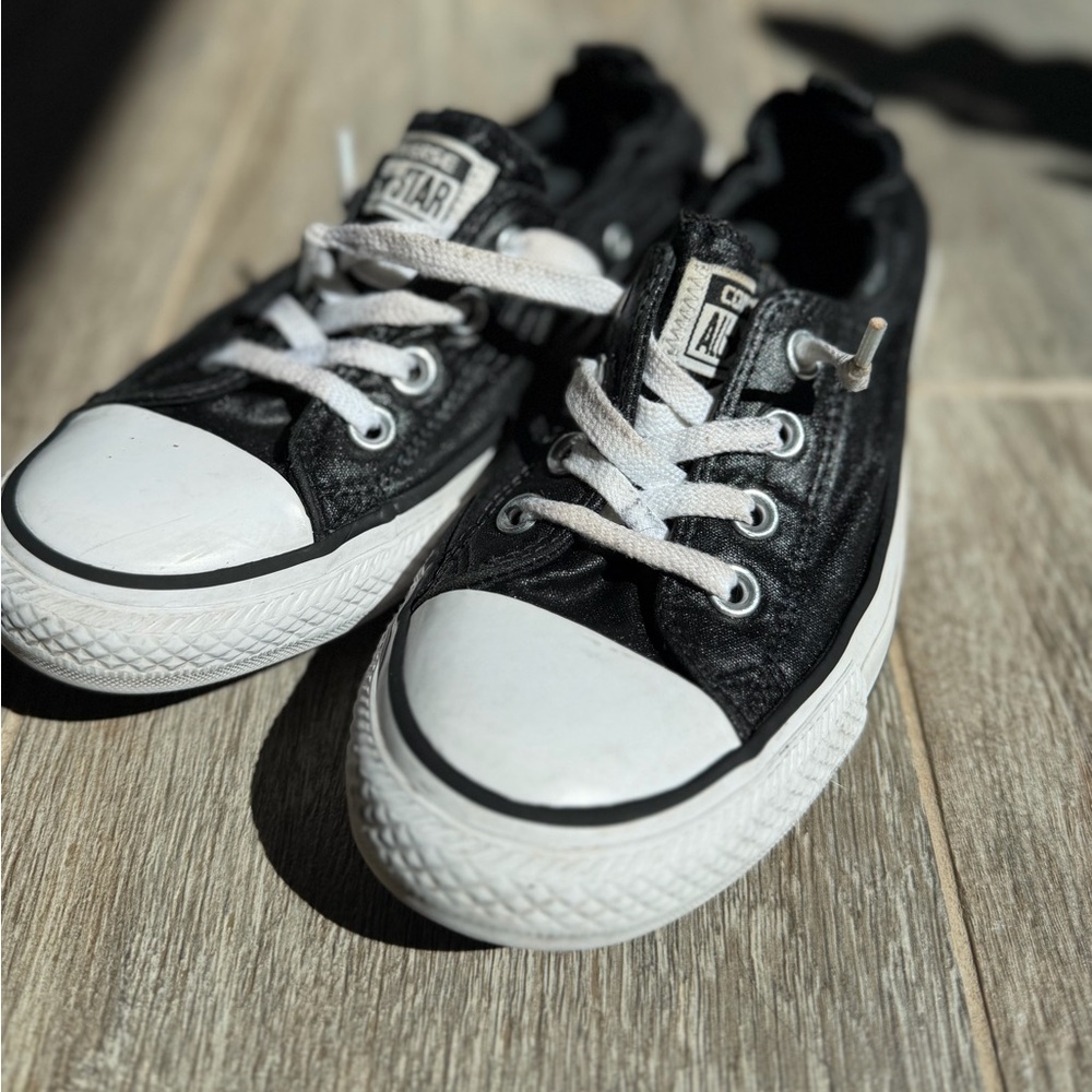 Converse Chuck Taylor All Star Shoreline Black Sneakers Women’s Size 8